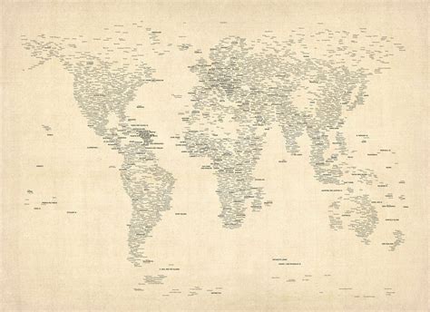 Detailed World Map With Cities