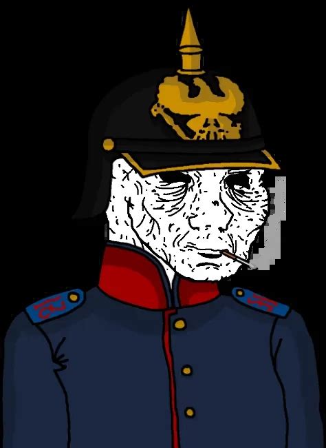 tired prussian soldier wojak wojak land