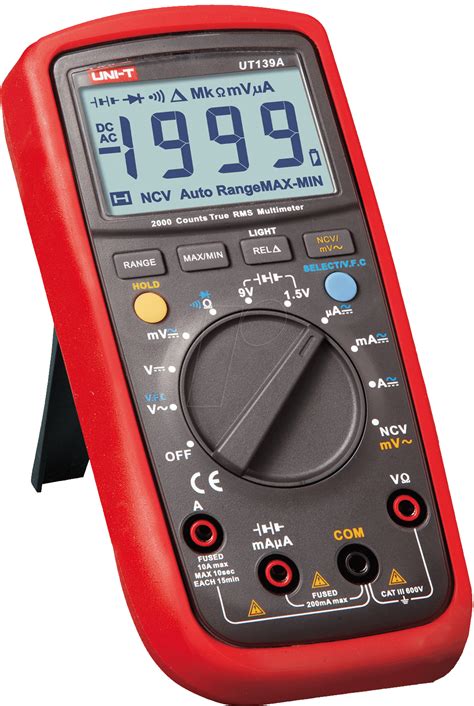 UT 139C UNI T TRMS Digital Multimeter 6000 Counts At Reichelt Elektronik