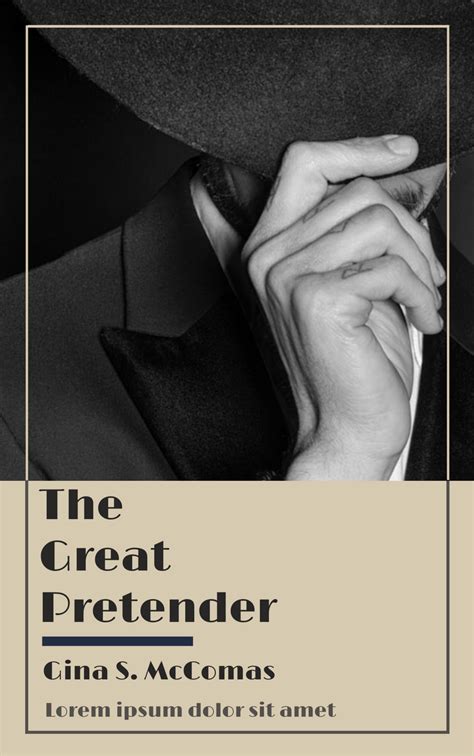 The Great Pretender Book Cover | Book Cover Template