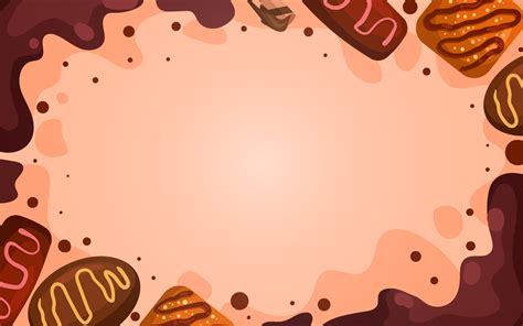 Fondo Del D A Mundial Del Chocolate Vector En Vecteezy