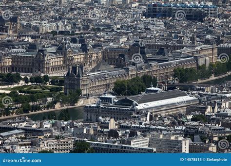 Museums of Paris, Aerial View Stock Image - Image of georges, orsay: 14578513