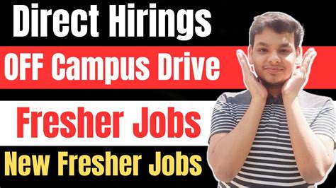 OFF Campus Drive For 2024 2023 2022 2021 Batch Hiring Fresher