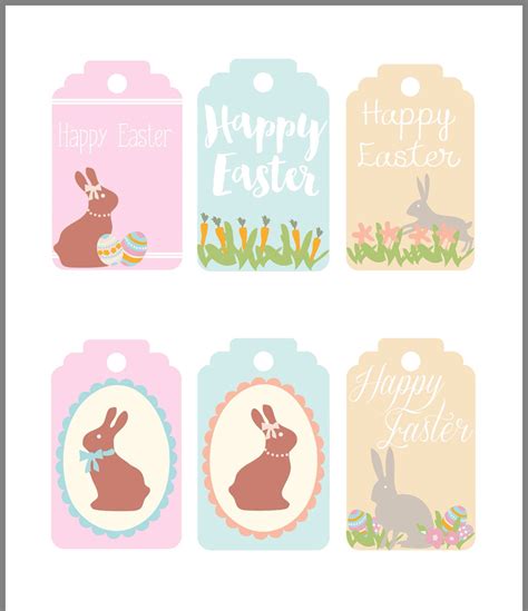 Free Printable Easter Gift Tags Artofit