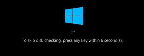 How To Stop Disk Check Chkdsk On Startup Windows 10