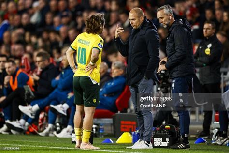 EINDHOVEN - Alen Halilovic of Fortuna Sittard, Fortuna Sittard coach ...