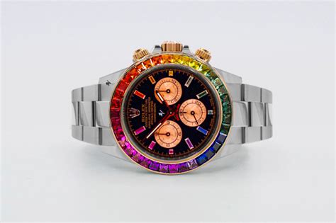 Rolex Mixed Rainbow Limited Edition Black Venom Custom Black