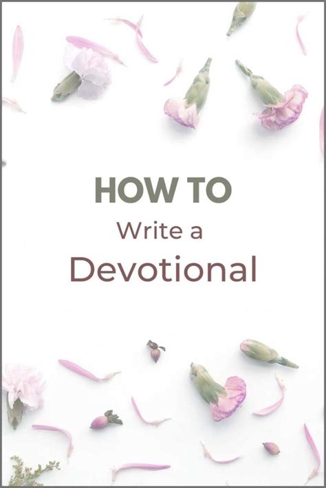 How To Write A Devotion In 4 Simple Steps Megan Allen Ministries