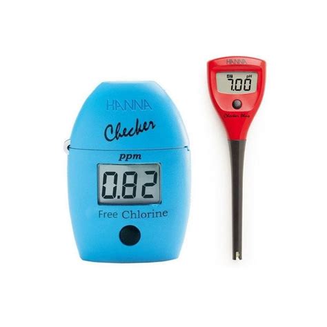 Medidor De Cloro Libre Y De Ph Metro Hanna Checker Plus Hi 701 Hi 98103