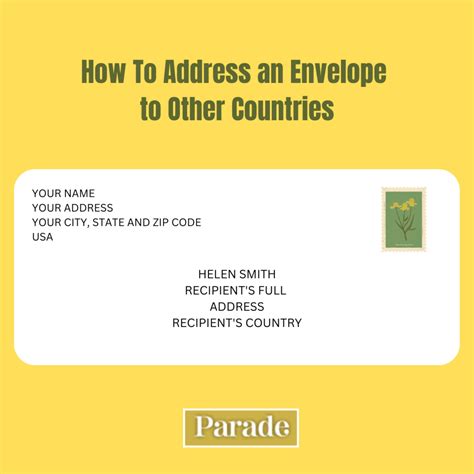 How To Write A Professional Mailing Address On An Envelope