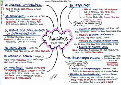 Princ Pios Do Direito Penal Mapa Mental Braincp