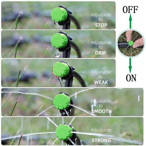 ZOLGINAH 200 Gocciolatori Per Irrigazione Da 1 4 Gocciolatori Per