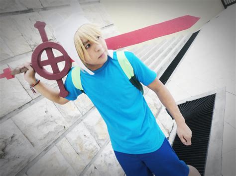 Finn The Human Cosplay Adventure Time By Andyblackstar On Deviantart