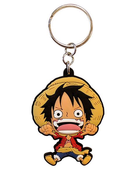 One Piece Luffy Keychain Llavero Llaveros Cafebrer A El P Ndulo