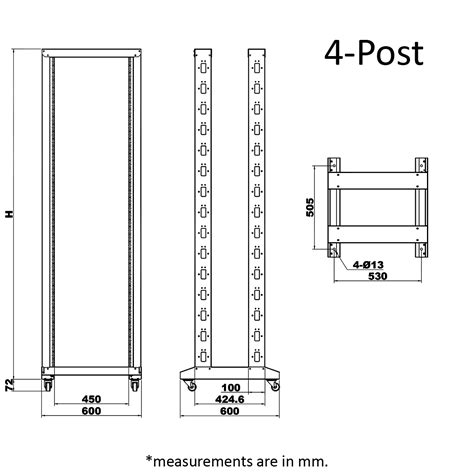 Electriduct E Pro Open Frame Network Equipment Racks