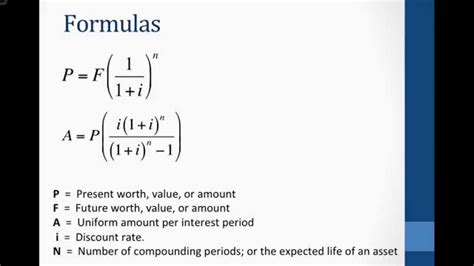 Present Value And Annual Worth Youtube