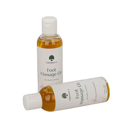 Chemmala Relaxing Foot Massage Therapy Oil 100 Herbal And Natural