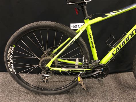 Green Cannondale Five 24 Speed Front Suspension Mountain Bike With