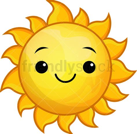 Sun Cartoon Vector At Vectorified Collection Of Sun Cartoon