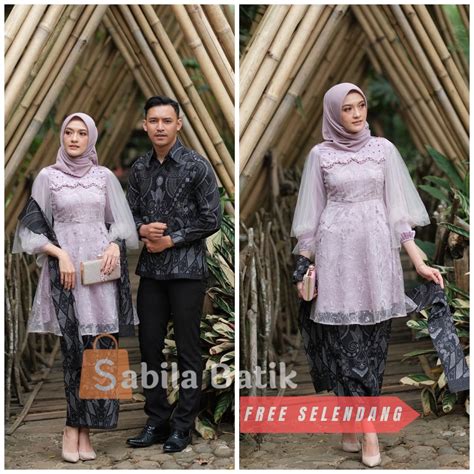 Jual Couple Kebaya Modern Baju Wisuda Tunangan Lamaran Terbaru Baju