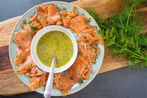 So Machst Du Graved Lachs Mit Honig Senf Sauce Tastybits De