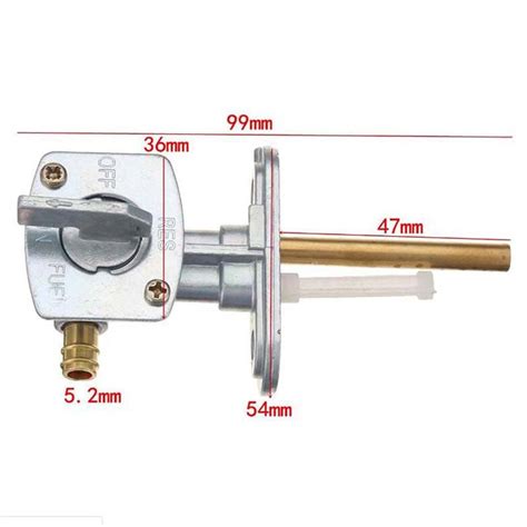 Bianzai Gas Fuel Tank Valve Petcock Switch Assembly For Kawasaki Kdx