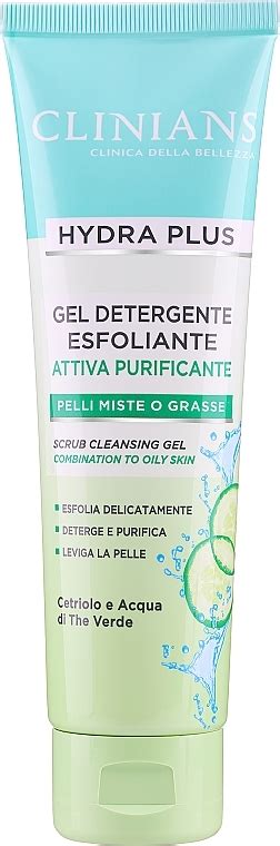 Clinians Hydra Plus Attiva Purificante Gel Detergente Esfoliante