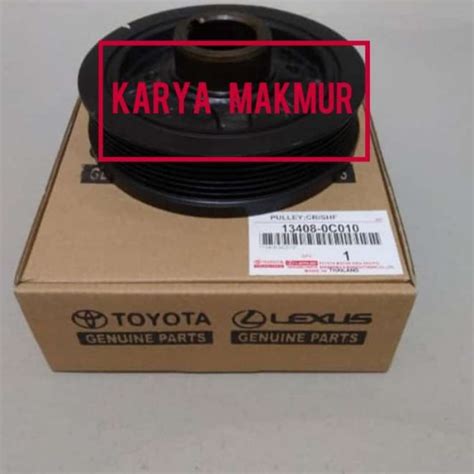 Jual Jual Pulley Pully Kruk As Crankshaft Toyota Innova Bensin Original