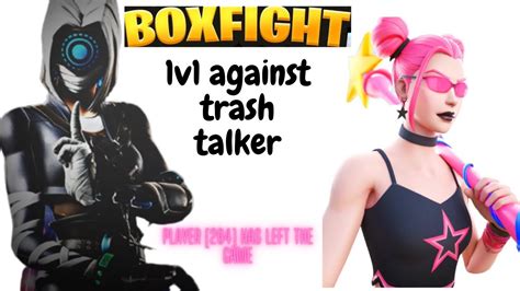 Boxfight V Against Trash Talker Rage Quiter Youtube