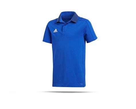 Adidas Condivo 18 Cotton Poloshirt CF4375 In Blau