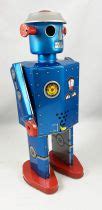 Robot Mechanical Walking Tin Robot Giant Atomic Robot Man Blue St