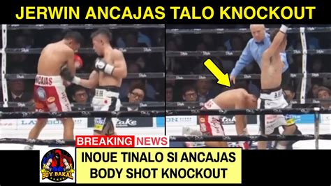 Breaking Jerwin Ancajas Talo Knockout Sa Round Body Shot Di Kinaya