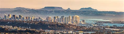 San Diego And Tijuana City Skyline California 36657