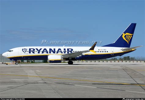 Ei Hez Ryanair Boeing Max Photo By Paul Quinn Id