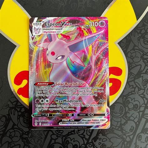 Pokémon Karta Espeon Vmax Z Edice Evolving Skies Aukro