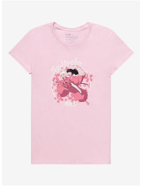 Inuyasha Sakura Boyfriend Fit Girls T Shirt Hot Topic