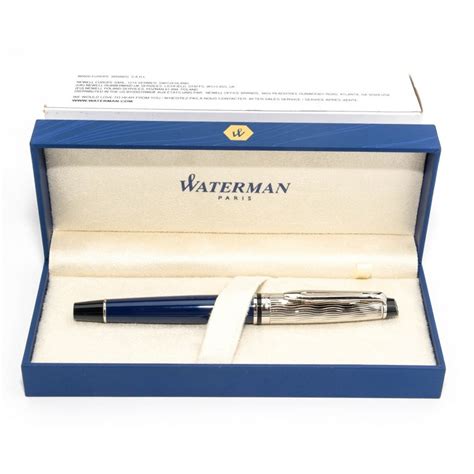 PLUMA ESTILOGRÁFICA WATERMAN EXPERT AZUL BILBOTRUKE SEGUNDA MANO