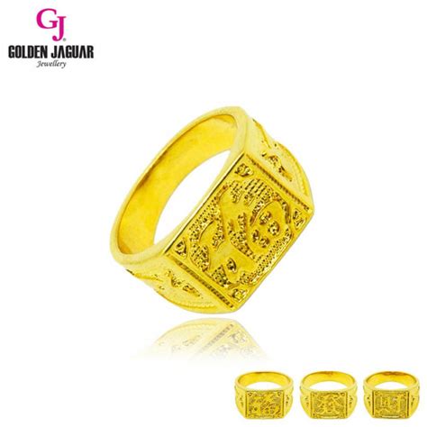 GJ Jewellery Emas Korea Ring Fortune Ring 89602 Gold PGMall