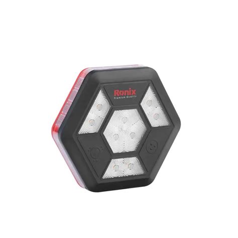 Ronix Rh 4225 Magnetic Car Dome Light 3w Flashing Yellow And White