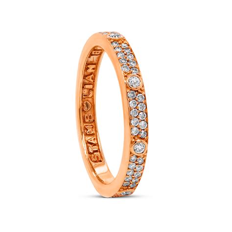 Rose Gold and Diamond Thin Band Ring - Stambolian | House of Jewels