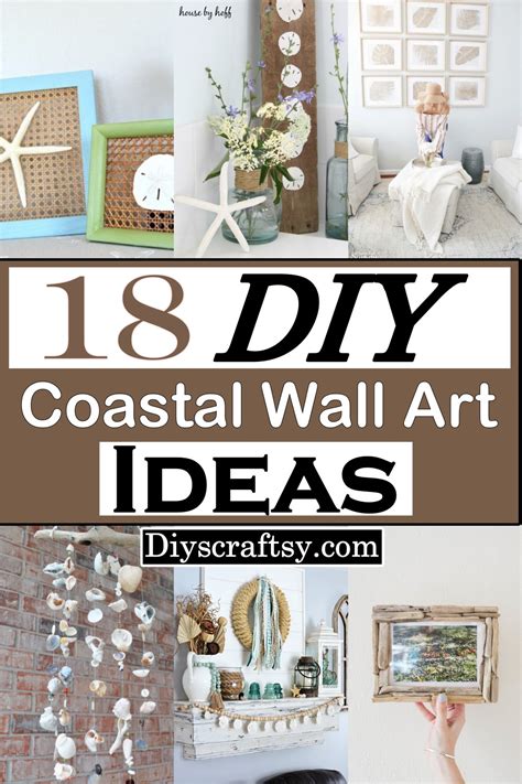 18 DIY Coastal Wall Art Ideas For Home - DIYsCraftsy