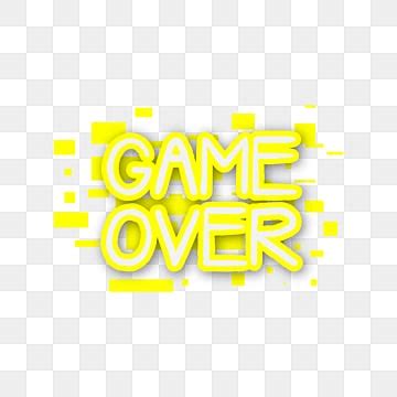 Glitch Font Effect Vector Hd Png Images Game Over Glitch Effect