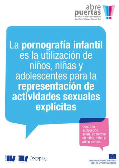 Cómo se manifiesta la explotación sexual comercial infantil