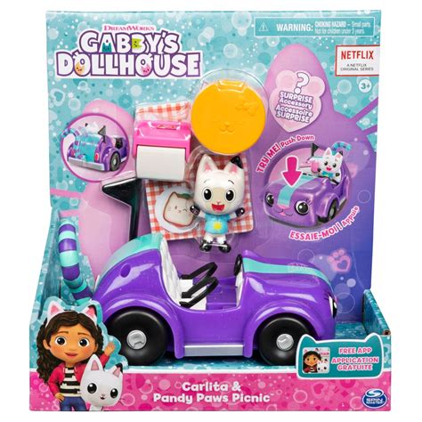 Gabby’s Dollhouse Carlita And Pandy Paws Picnic Set Smyths Toys Uk