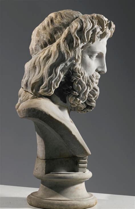 Sold Price A MONUMENTAL MARBLE BUST OF ZEUS OR ASKLEPIOS THE HEAD