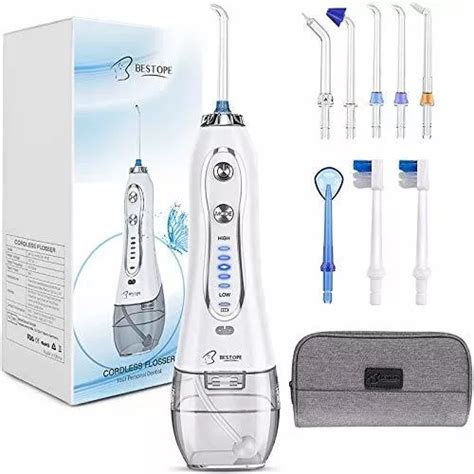 Hilo Dental Bestope Flosser Oral De Agua Inal Mbrico M Cuotas Sin