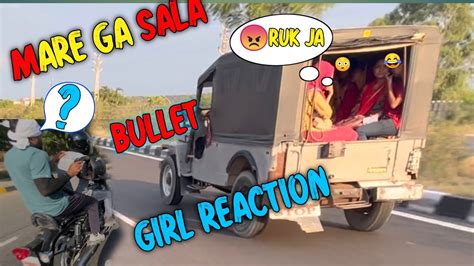 Aaj To Bullet Vala Marte Marte Bach Gaya 😱 Cute Girl Reaction 😍