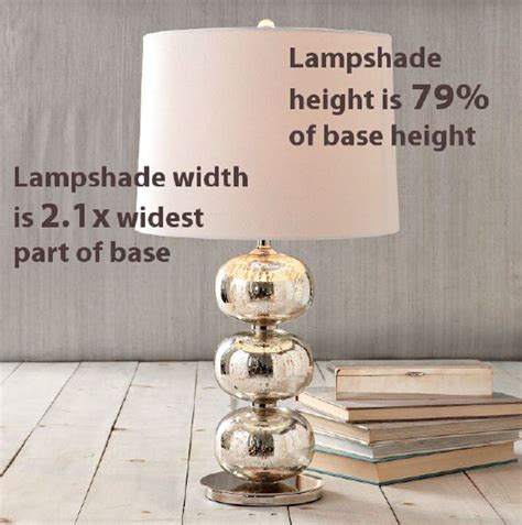 How To Choose The Right Lampshade Size Table Lamp Idea