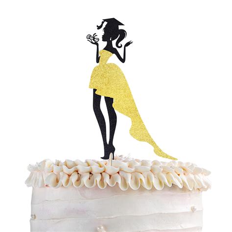 Buy SYKYCTCY 1 Pack 2022 Graduation Cake Topper Graduation Girl Cake