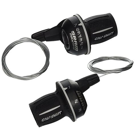 SRAM Gripshift MRX Comp Shifters Pair 3 X 7 Speed Handlebar Grip Shift